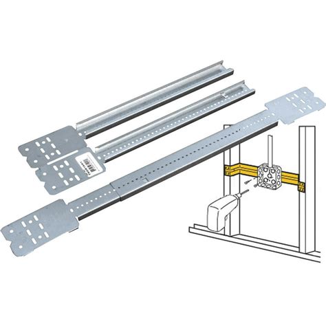 electrical box mounting bracket old work|adjustable electrical box bracket.